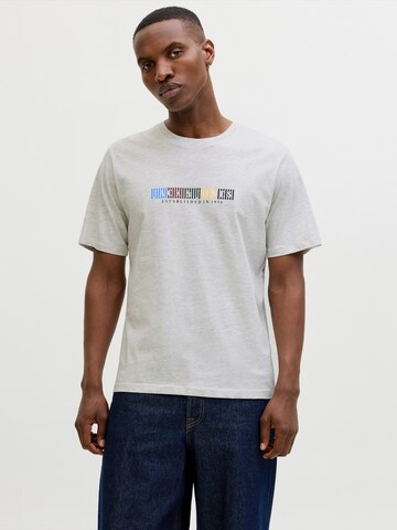 JACK & JONES Μπλουζάκι 'JORNANTUCKET' σε γκρι: μπροστά