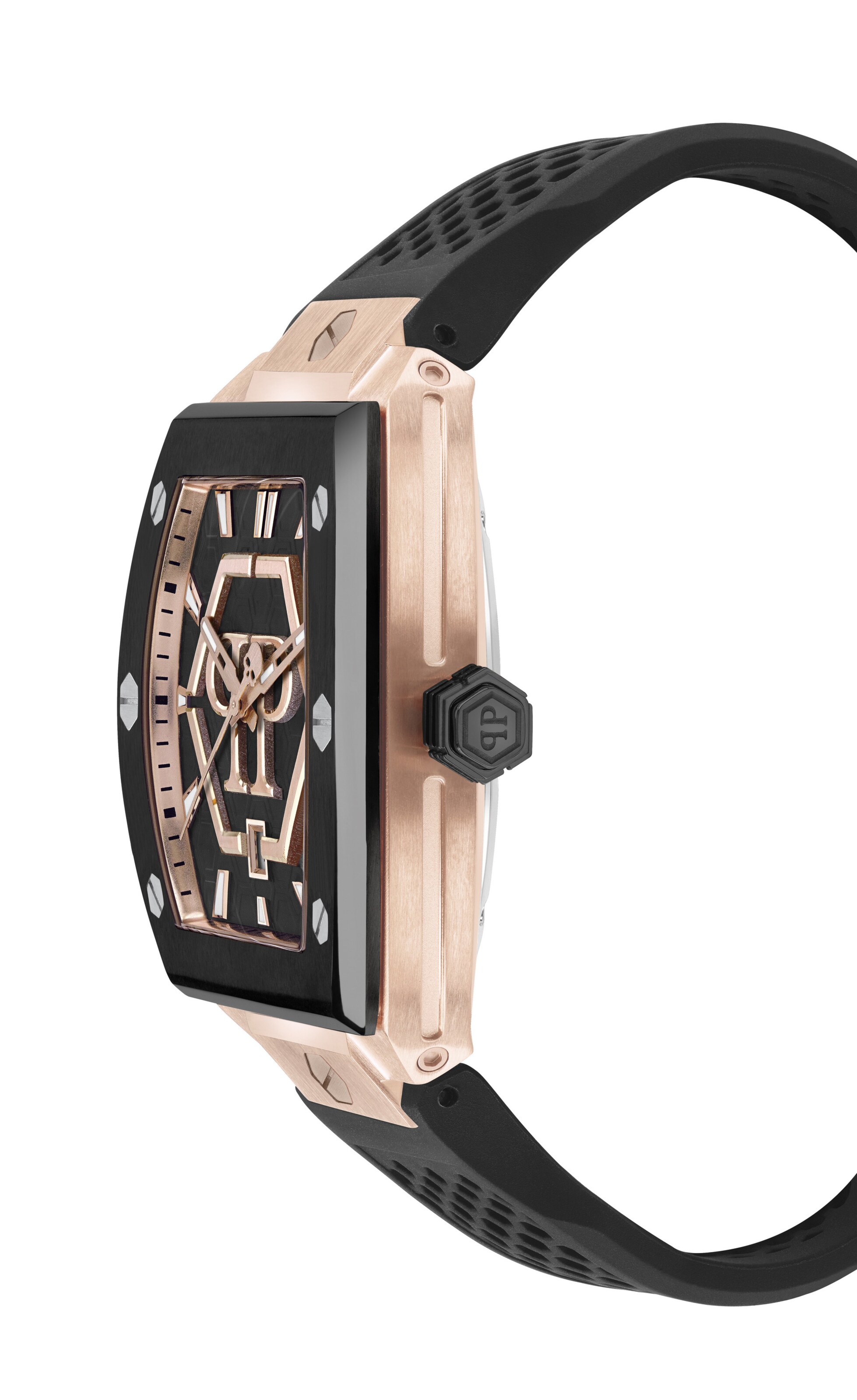 Philipp Plein Uhr 'The Hexagon Phantom' in Schwarz