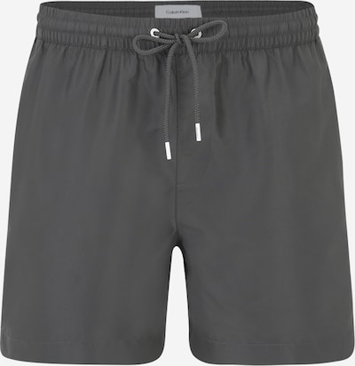 Calvin Klein Swimwear Shorts de bain en gris foncé, Vue avec produit