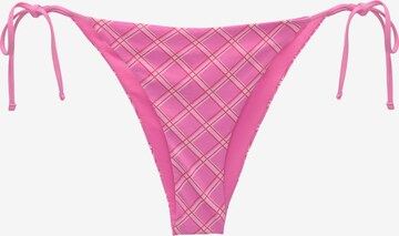 Pull&Bear Dół bikini w kolorze różowy: przód