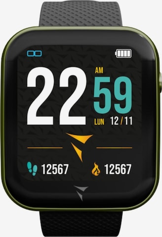 Montre digitale Techmade en noir : devant