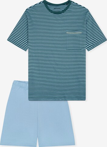 Pyjama ' Nightwear ' SCHIESSER en bleu : devant
