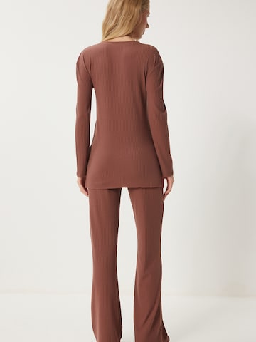 Happiness İstanbul Домашний костюм в Коричневый