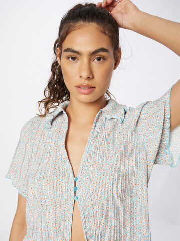 Monki Bluse in Blau