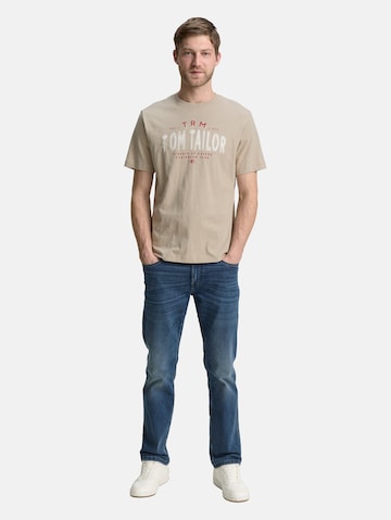 TOM TAILOR Shirt in Beige