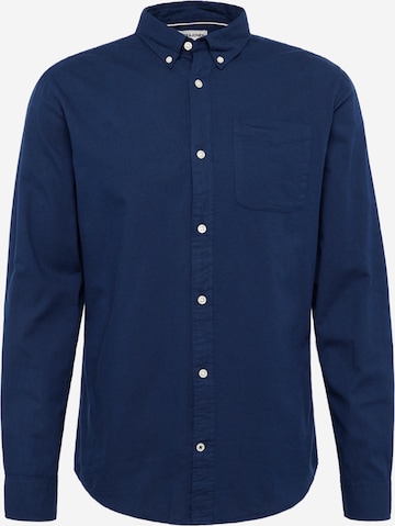 JACK & JONES Button Up Shirt 'JWHCLASSIC' in Blue: front