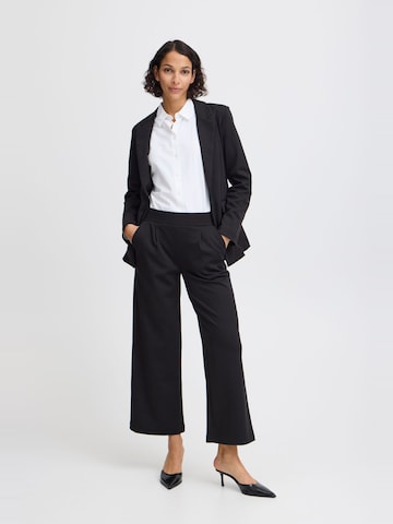 Regular Pantalon de sport 'BYRIZETTA WIDE PANTS CROPPED' b.young en noir