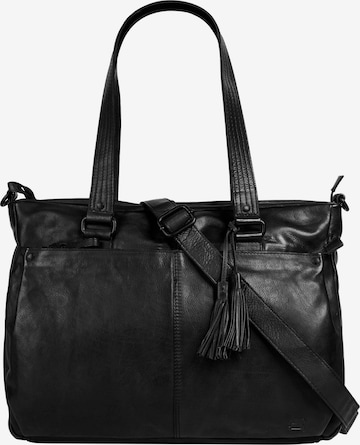 Spikes & Sparrow Shopper in Black: front