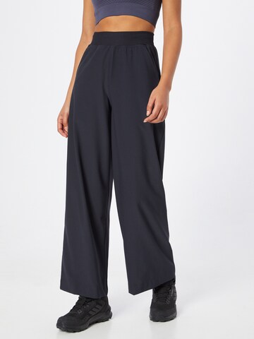 Wide Leg Pantalon de sport 'Kamana' Kathmandu en noir : devant