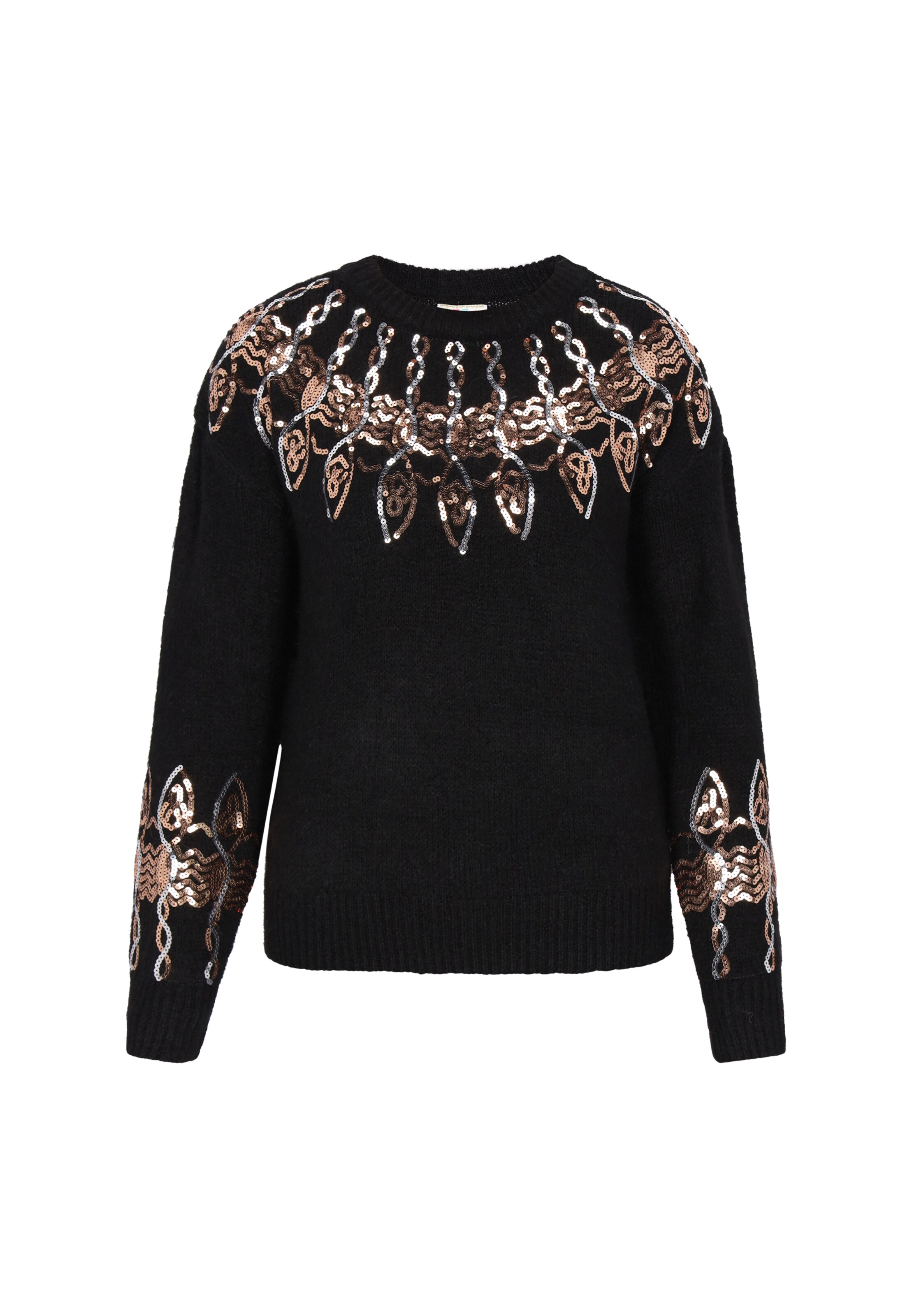 IZIA Trui in Zwart: voorkant