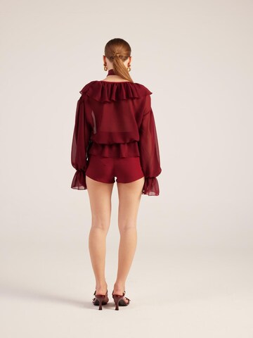 Chemisier HOLLY LOLLY en rouge