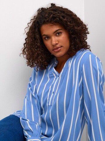 KAFFE CURVE Bluse 'Sida' in Blau