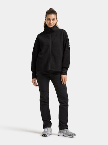 Didriksons Fleecejacke 'Melissa' in Schwarz