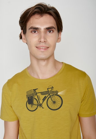 GREENBOMB T-Shirt 'Bike Night' in Grün