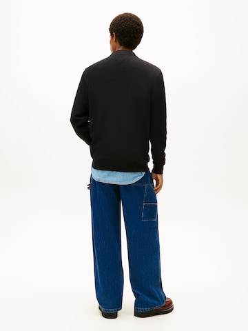 Tommy Jeans Mikina – černá