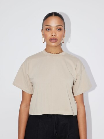 LeGer by Lena Gercke T-Shirt 'Elisabet' in Beige: predná strana