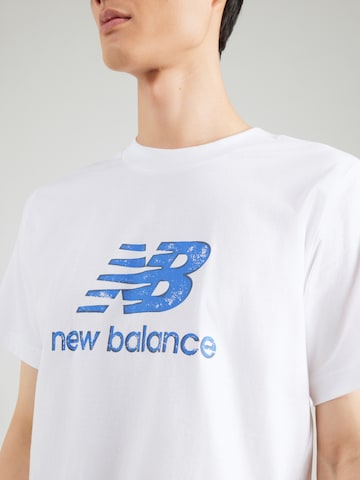 T-Shirt new balance en blanc