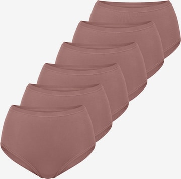 SLOGGI Panty 'GO Daily Cotton' in Braun: Vorderseite