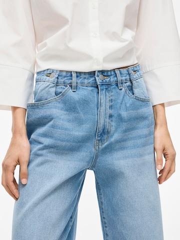 VILA Wide Leg Jeans 'VIHelia' i blå