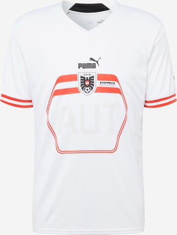 Maglia funzionale 'ÖFB Away' di PUMA in bianco: frontale