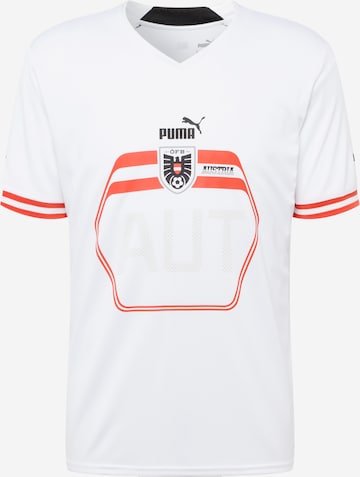 PUMA Performance Shirt 'ÖFB Away' in White: front