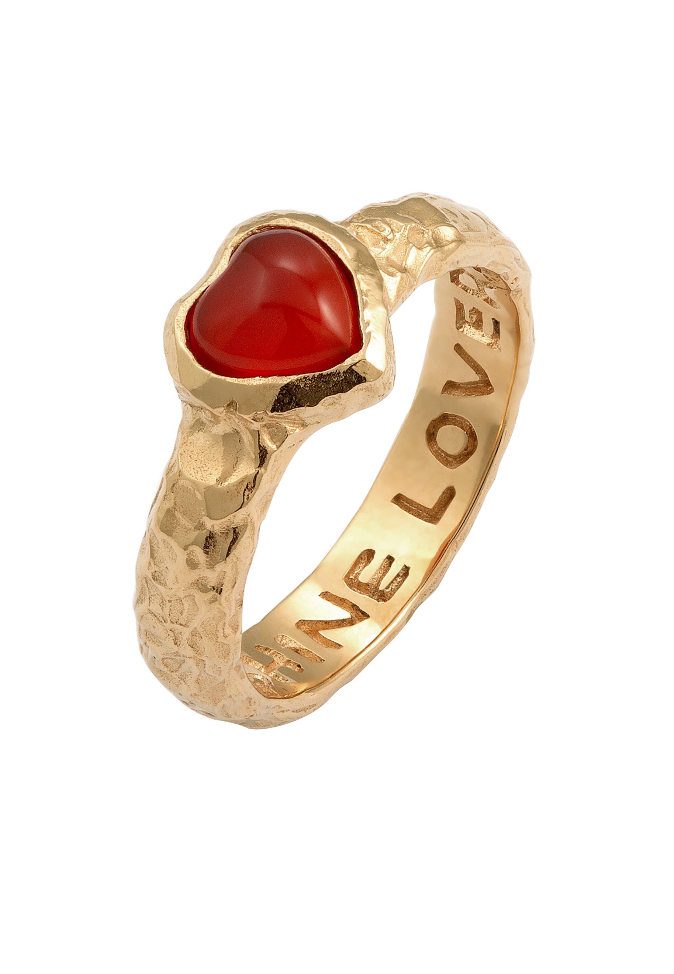 Haze&Glory Sõrmus 'Heart Over Heels', värv Kuld: eest vaates