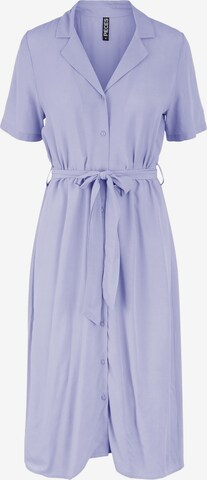 Robe-chemise 'Oliva' PIECES en violet : devant