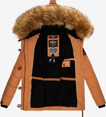 NAVAHOO Winter jacket 'Zoja' in Brown