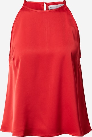 Warehouse Top in Rood: voorkant