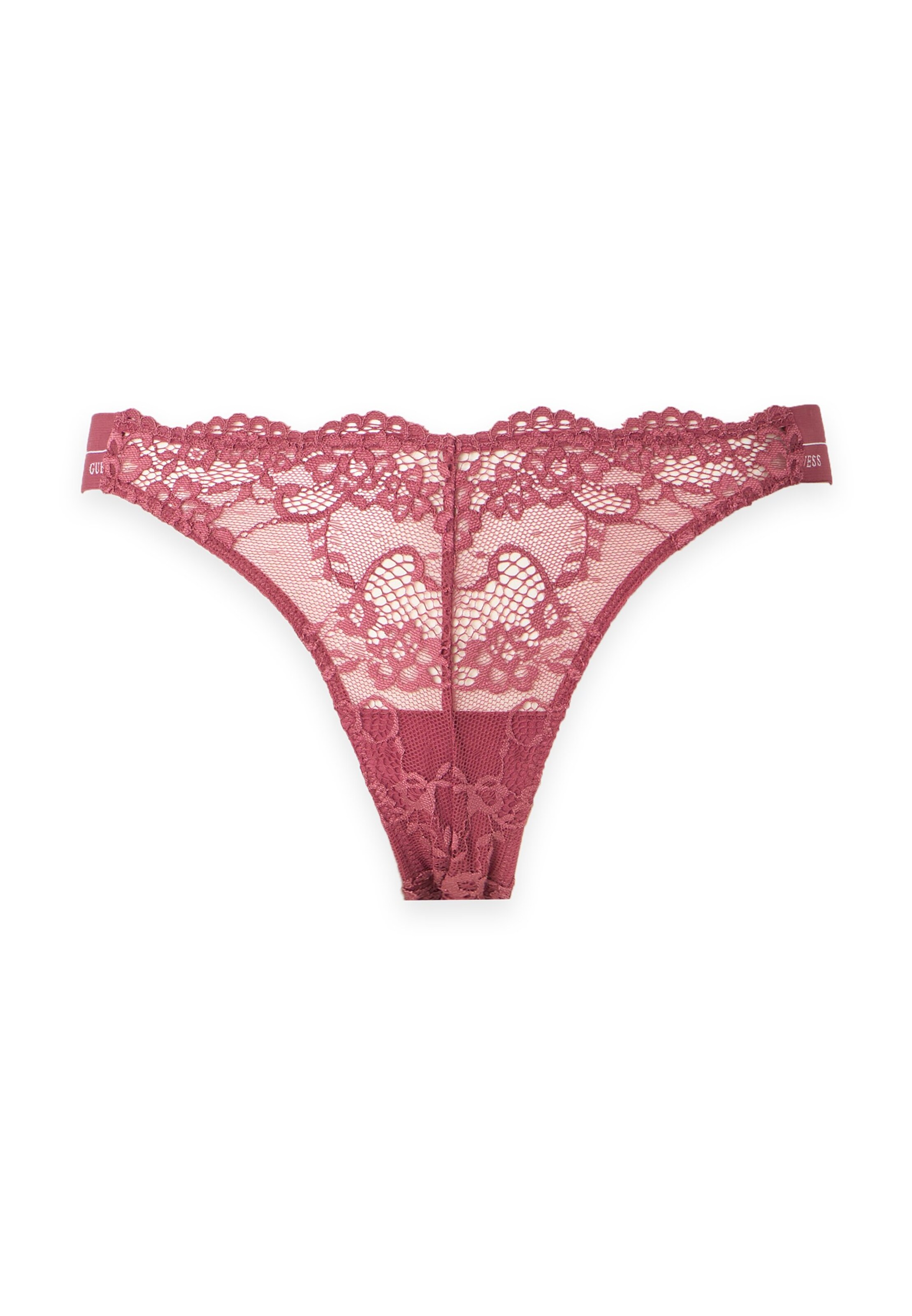 GUESS String 'JANE' in Pink: front