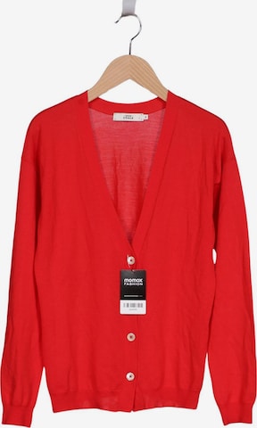 0039 Italy Sweater & Cardigan in XS in Red: front