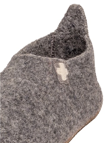 Living Kitzbühel Slippers 'Schurwolle' in Grey