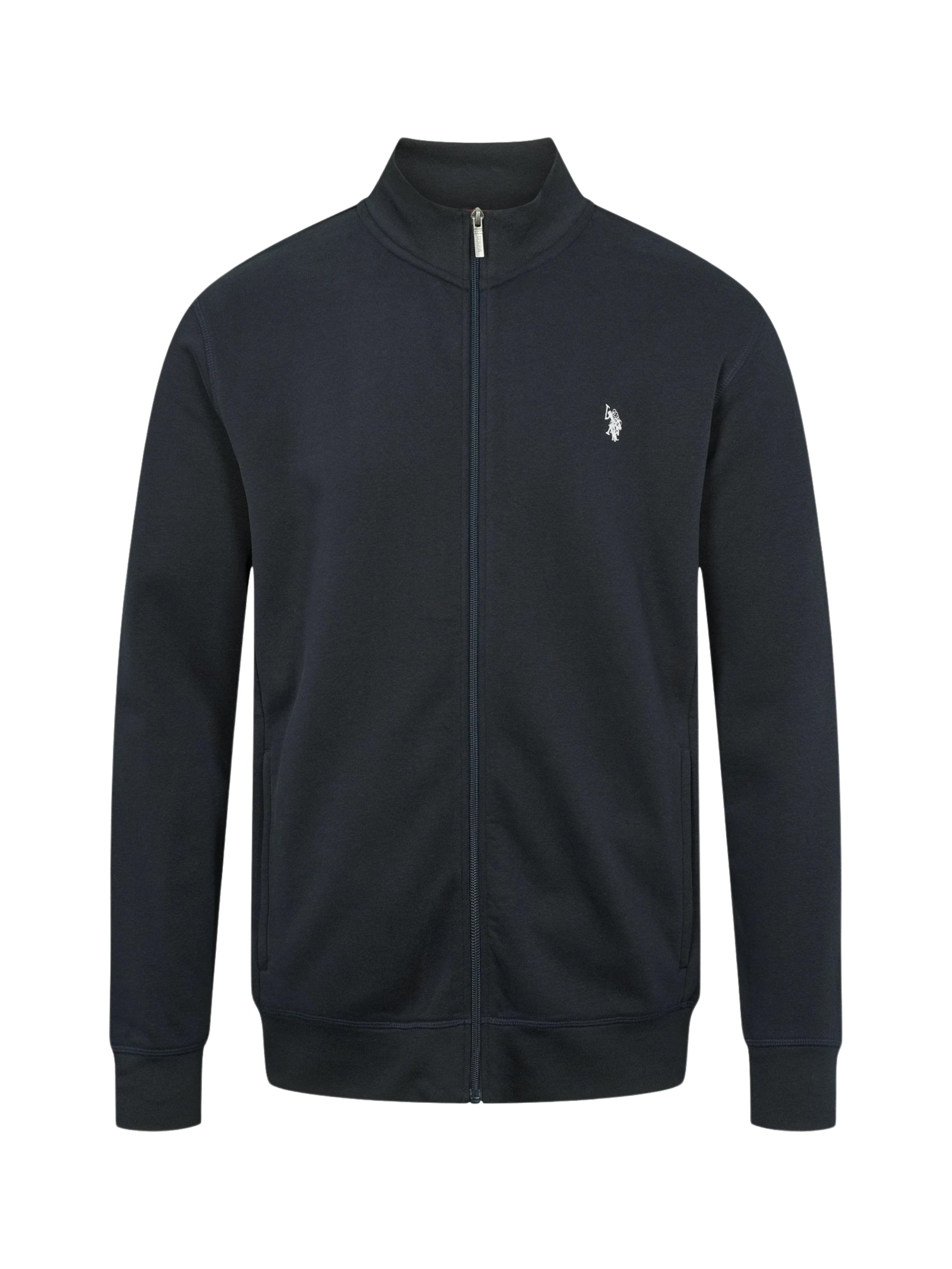 U.S. POLO ASSN. Mikina 'Oscar' – modrá: přední strana