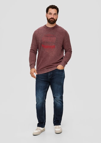 s.Oliver Men Big Sizes Sweatshirt in Rot