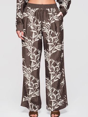 Ombre Hose in Braun: Vorderseite