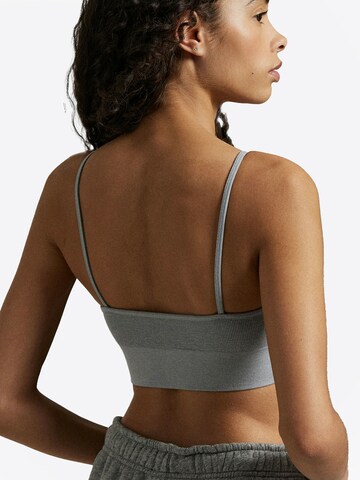 Polo Ralph Lauren Bralette Bra ' Ribbed Seamless ' in Grey