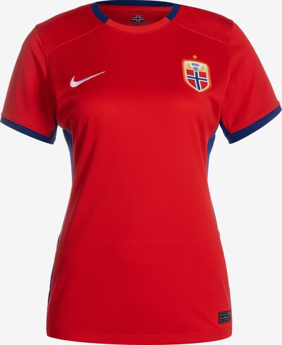 NIKE Tricot 'Norwegen Home Stadium WM 2023' in de kleur Beige / Donkerblauw / Rood / Wit, Productweergave