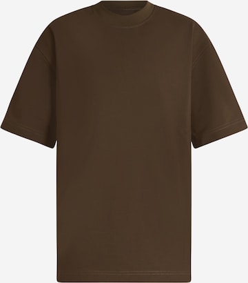 T-Shirt DARK LABEL en marron : devant