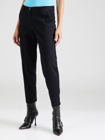 Sisley Regular Trousers in Black: front