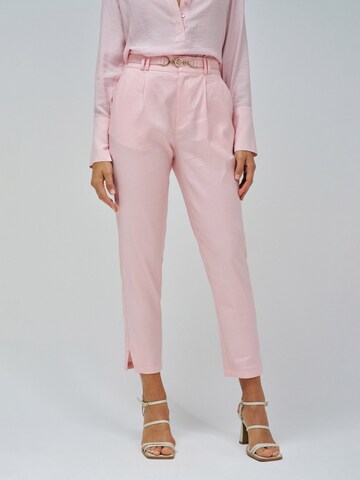 Salsa Jeans Slimfit Chino in Roze: voorkant