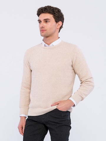 Basics and More Sweater 'Shaun' in Beige