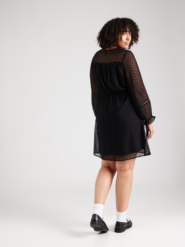 Vero Moda Curve Obleka | črna barva