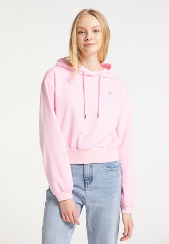 MYMO Sweatshirt in Roze: voorkant