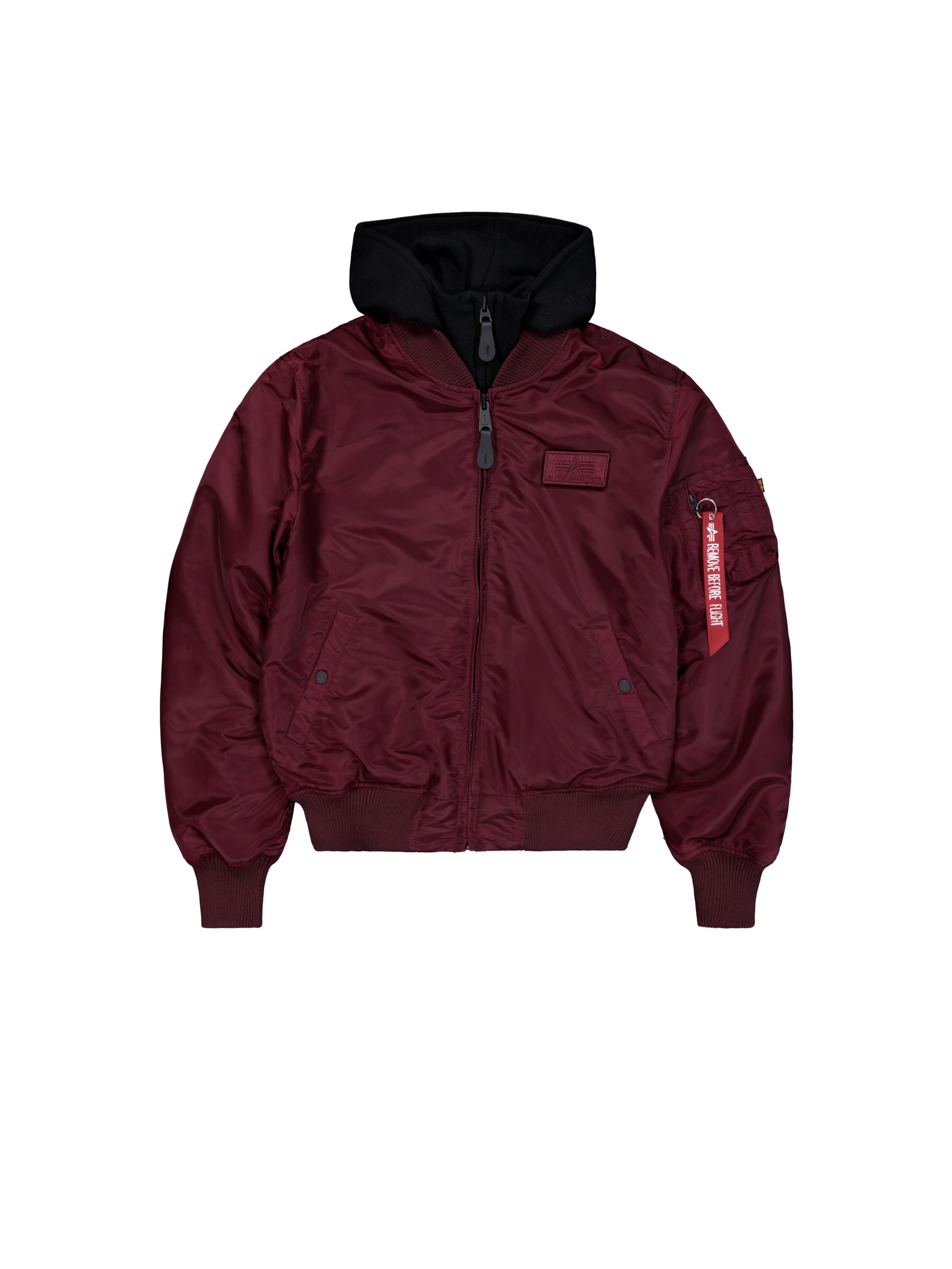 Giacca di mezza stagione 'MA-1 D-Tec' di ALPHA INDUSTRIES in rosso: frontale