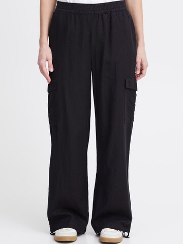 b.young - Loosefit Pantalón cargo 'Alakka' en negro: frente