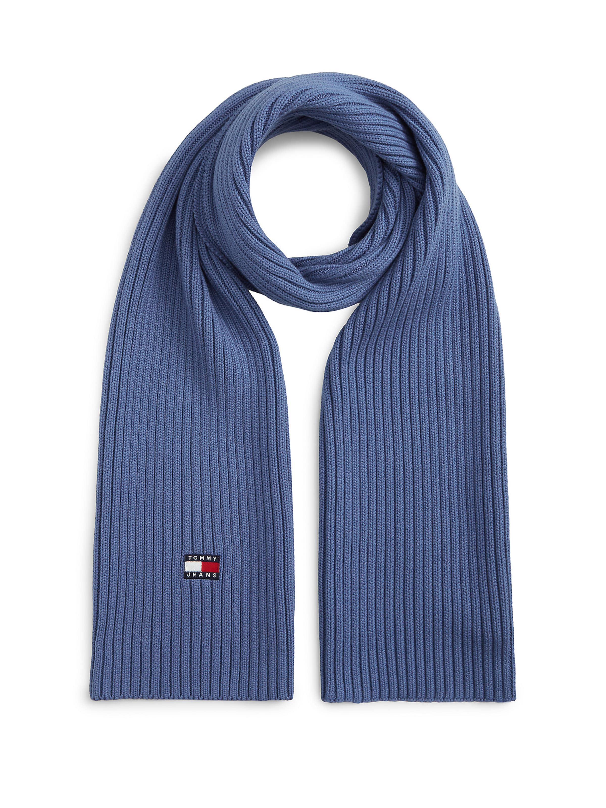 Tommy Jeans Schal in Blau: Vorderseite