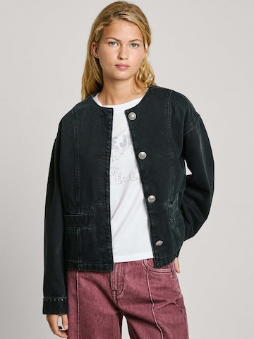 Veste mi-saison 'Daena Stud' Pepe Jeans en noir : devant