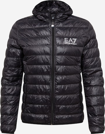 EA7 Emporio ArmaniPrijelazna jakna - crna boja: prednji dio