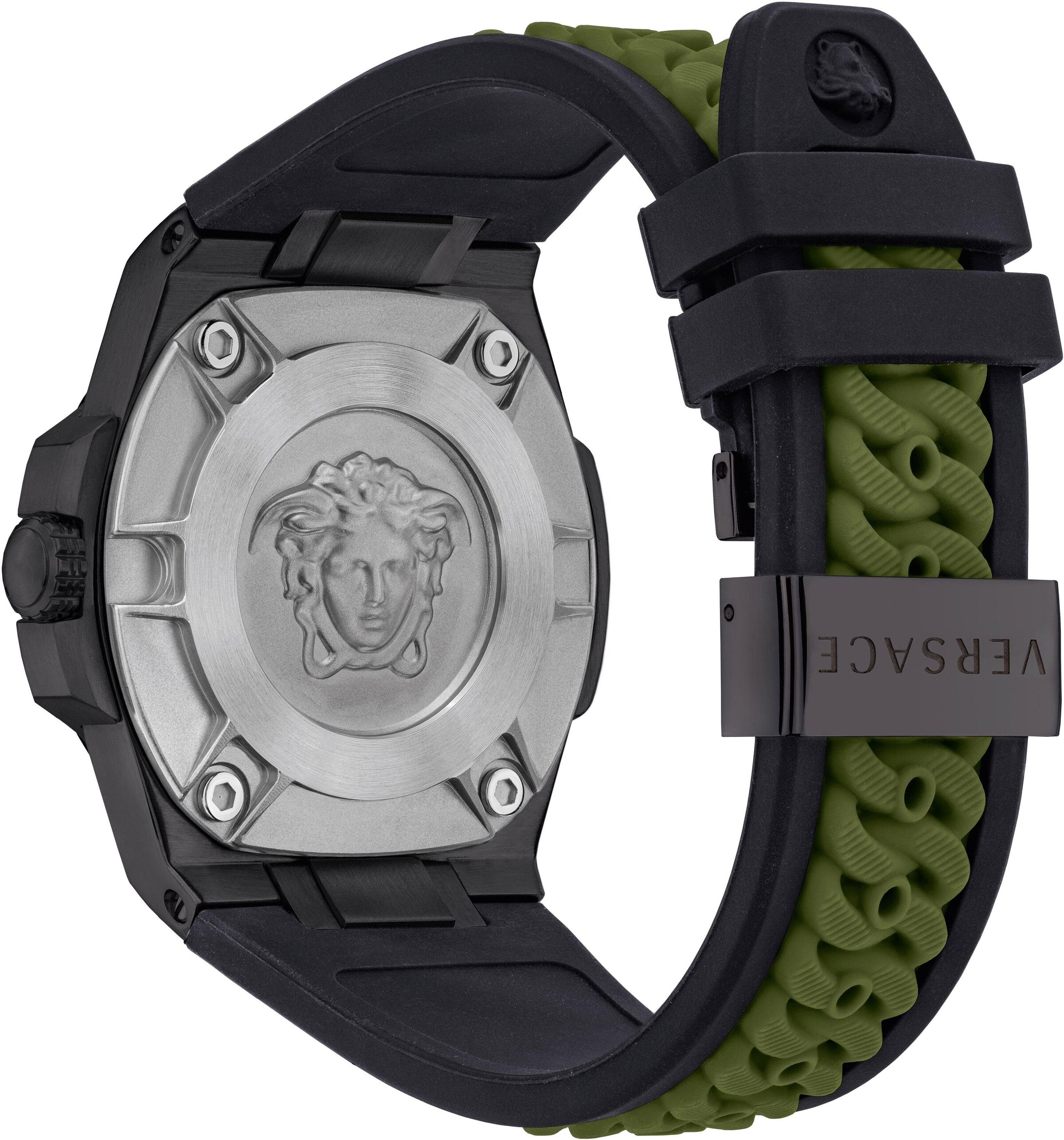 VERSACE Uhr 'Chain Reaction' in Schwarz
