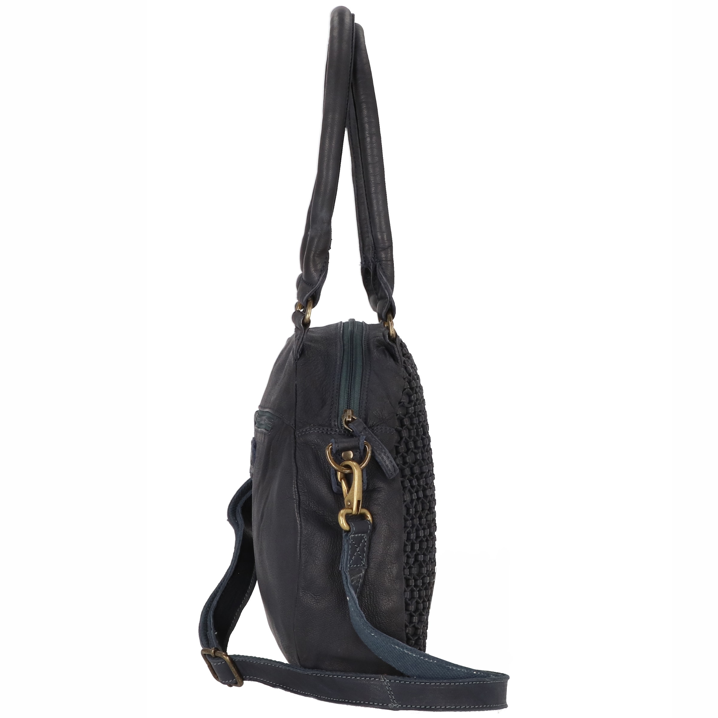 Frauen Taschen & Rucksäcke Greenland Nature Schultertasche 'Femi & Nine' in Navy - EX68674 Frauen Taschen & Rucksäcke Greenland Nature Schultertasche 'Femi & Nine' in Navy - EX68674